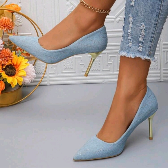 Pointed High-Heeled Shoes New Arrival,Thin Heels,Non-Slip,Comfortable,Everyday - Picture 1 of 5